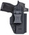 Rounded Gear RGUNVRSLCMPCTBLK Universal Kydex  IWB Black Kydex Belt Clip Fits Compact Sized Handguns Right Hand