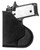 HEXMAG USA Sentry 35WB03BK HexGrip  IWB Black Nylon Pocket Fits Med Frame Auto .32/380 Fits 3-4" Barrel Ambidextrous