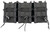 High Speed Gear 45TA00BK TACO Shingle Mag Pouch Triple Black Nylon MOLLE Compatible w/ Rifle