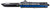 Templar Knife LBTB231 Gen II Back The Blue Large 3.50" OTF Tanto Plain Black Oxide Stonewashed 440C SS Blade, 5.25" Black & White w/Blue Line Aluminum Handle, Glass Breaker