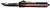 Templar Knife MWUS231 Gen II Wood US Flag Slim 3.43" OTF Tanto Plain Black Oxide Stonewashed 440C SS Blade, 5.05" Painted Wood Grain US Flag Aluminum Handle, Glass Breaker
