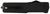 Templar Knife SZBR321 Premium Weighted  Small 3" OTF Drop Point Plain Black Oxide Stonewashed D2 Steel Blade, 4.50" Black Aluminum/Rubber Handle