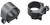 WEAVER/RCBS Weaver Mounts 49121 Detachable Top Mount Rings  Matte Black Aluminum, 30mm, Low Quick Detach Weaver