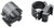 WEAVER/RCBS Weaver Mounts 49144 Sure Grip Windage Adjustable Rings  Matte Black 1" High
