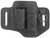 1791 Gunleather HDESSFBLKA EDC Heavy Duty Easy Slide OWB Black Leather Belt Slide Ambidextrous