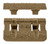 MAGPUL INDUSTRIES CORP Magpul MAG603MCB Rail Covers Type 2 Black Aluminum