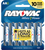 RAYOVAC (ENERGIZER) Rayovac 8156F AA HIGH ENERGY Alkaline Batteries  Silver/Blue 1.5 Volts 2,700 mAh (6) Single Pack