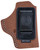 BIANCHI INTERNATIONAL Bianchi 10381 6C  IWB Tan Leather Belt Clip Fits 2" Barrels Ruger/Colt/Charter Arms Left Hand