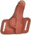 BIANCHI INTERNATIONAL Bianchi 12839 Black Widow  OWB Size 02 Tan Leather Belt Slide Fits Ruger Security-Six Fits S&W K Frame 2-4" Right Hand