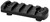 WARNE SCOPE MOUNTS Warne 6202M M-LOK 5-Slot Black Anodized Aluminum
