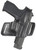 BIANCHI INTERNATIONAL Bianchi 15718 Black Widow  OWB Size 14 Black Leather Belt Slide Fits Glock 17 Fits Glock 19 Fits Glock 22 Right Hand