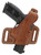 GALCO INTERNATIONAL Galco SIL212 Silhouette  OWB Tan Leather Belt Slide Fits 1911 Fits 3.50" Barrel Right Hand