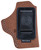BIANCHI INTERNATIONAL Bianchi 18026 6C  IWB Tan Leather Belt Clip Compatible w/Glock 19/23/26/27/36 Right Hand