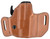 BIANCHI INTERNATIONAL Bianchi 31831 Allusion Assent Pro-Fit OWB Size 11 Tan Leather Belt Slide Compatible w/ S&W M&P Shield/FN FNS Compact/Glock 26/27 Gen1-5 Belt Up to 1.50" Wide Right Hand