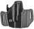 BIANCHI INTERNATIONAL Bianchi 51831 Allusion Assent Pro-Fit OWB Size 11 Black Leather Belt Slide Compatible w/Glock 26/S&W M&P Shield/S&W M&P Compact/FN FNS Compact Belt Up to 1.50" Wide Right Hand