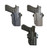 COMP-TAC INTERNATIONAL OWB KYDEX MODULAR MOUNT GLOCK 26 GEN 1-4 RH BLACK