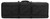 VOODOO TACTICAL 36" PADDED WEAPONS CASE WITH DIE CUT MOLLE (BLACK WITH GRAY)