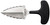 COLD STEEL (GSM) Cold Steel CS43XLSS Urban Edge  2.50" Fixed Serrated Stone Washed Japanese AUS-8A SS Blade/Black Textured Kray-Ex Handle