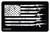 TEKMAT (GSM) TekMat TEK42GFUSA USA Gun Flag Door Mat Black/White Rubber 25"x42"