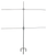 GSM OUTDOORS SME SMETGTST Double Paper Target Stand Black Steel Includes 8 Metal Clips
