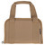 ALLEN COMPANY INC Allen 3642 Pistol Tote  Flat Dark Earth Endura 11.50" Long Lockable Holds 1 Handgun