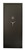 HORNADY MFG CO SnapSafe 75416 Vault Door  In-Swing Black 12 Gauge Steel 32.80"W x 81"H Access Code/Key Entry