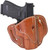1791 Gunleather BH21CBRR BH2.1  OWB Size 2.1 Classic Brown Leather Belt Slide Compatible w/Glock 17/S&W M&P Shield/Springfield XD Right Hand