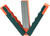ACCUSHARP/FORTUNEPRODINC AccuSharp 077C Paddle Sharpener Folding Fine, Coarse Diamond Sharpener Gray/Orange Overmolded Rubber Handle