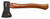 GSM OUTDOORS Camillus 19345 American Hickory Hatchet Plain Carbon Steel Blade 16"