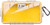 PELICAN STORM CASES Pelican 1060027100 Micro Case  Yellow/Clear Polycarbonate 9.88" Long