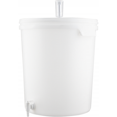 7.9 Gallon Bucket Fermenter Kit | Food Grade Plastic Fermenter | Wine Kit  Fermenter | Includes Lid, Spigot, Airlock