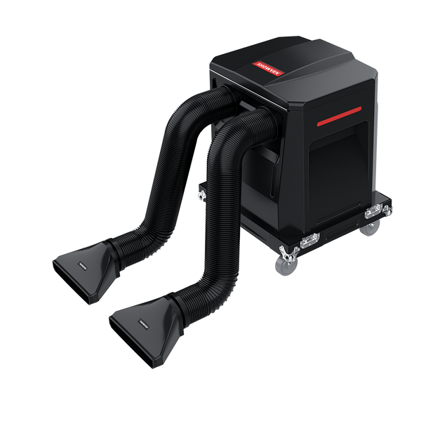 Showven Creeper AQ Plus - 2500W Water-Based Low Lying Fog Machine with Control Panel and DMX in Black Finish