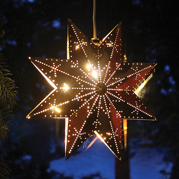 Swedish Brass Window Star (11