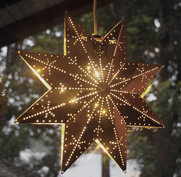 Swedish Brass Window Star (11
