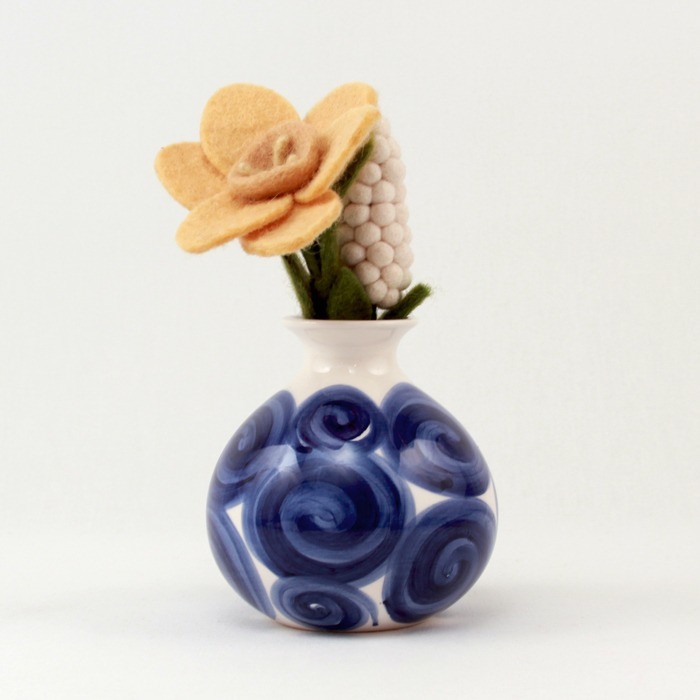 Kähler Tulle Ceramic Vase