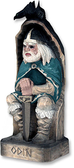 HENNING ヘニング　木彫り人形　北欧最高神オーディン　ノルウェー Henning's Odin - Ingebretsen's Nordic Marketplace