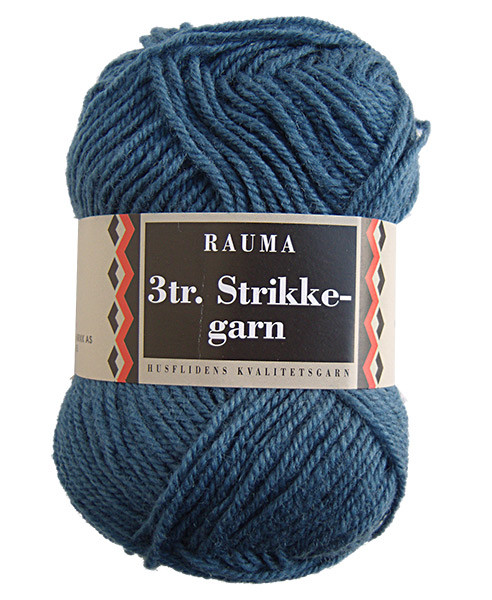 Rauma Strikkegarn 138 Norwegian Blue 