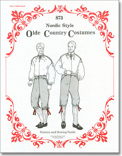 Men's Nordic Shirt and Knickers Pattern #873 