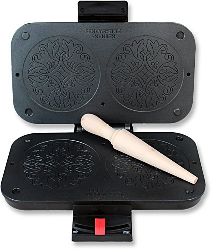Electric Krumkake Iron from Bethany