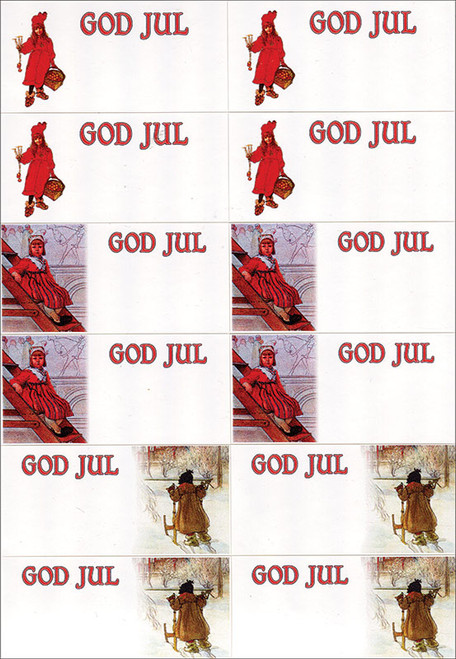 Carl Larsson Gift Labels 