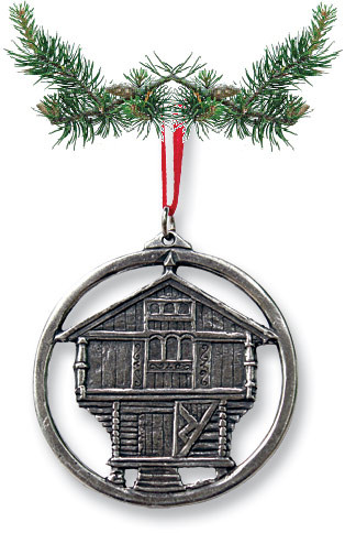 Stabbur Pewter Ornament