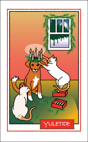 Lucia Yuletide Greeting Card