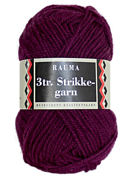 Rauma Strikkegarn 141 Grape