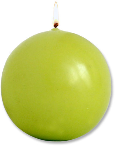 Lime Danish Ball Candle