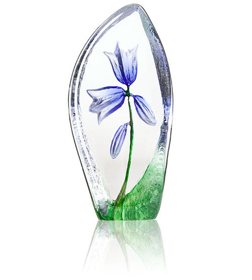 Mats Jonasson Harebell Crystal Block