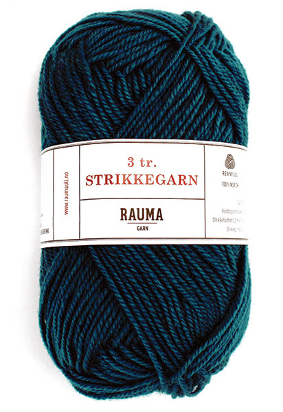 Rauma Strikkegarn 185 Dark Teal