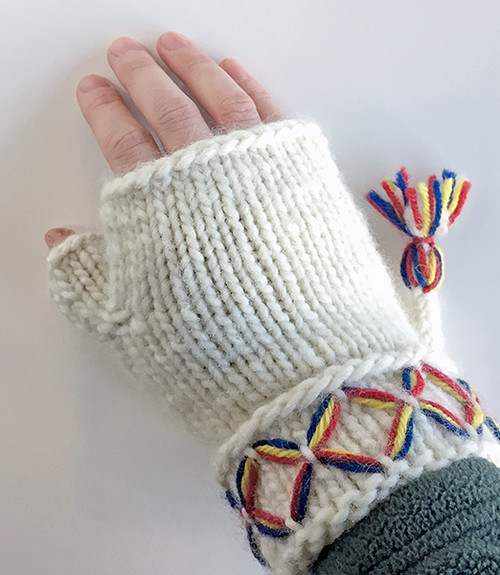 Lovikka-Style Fingerless Mitten Pattern