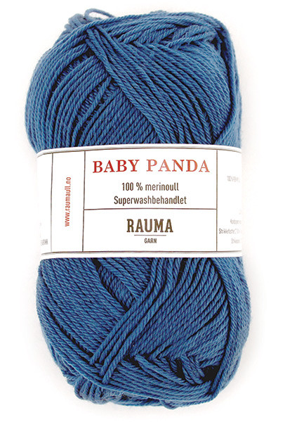 Rauma Baby Panda Superwash 38 Medium Blue