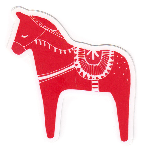 Sleepy Dala Horse Sticker