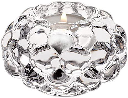 Orrefors Raspberry Votive